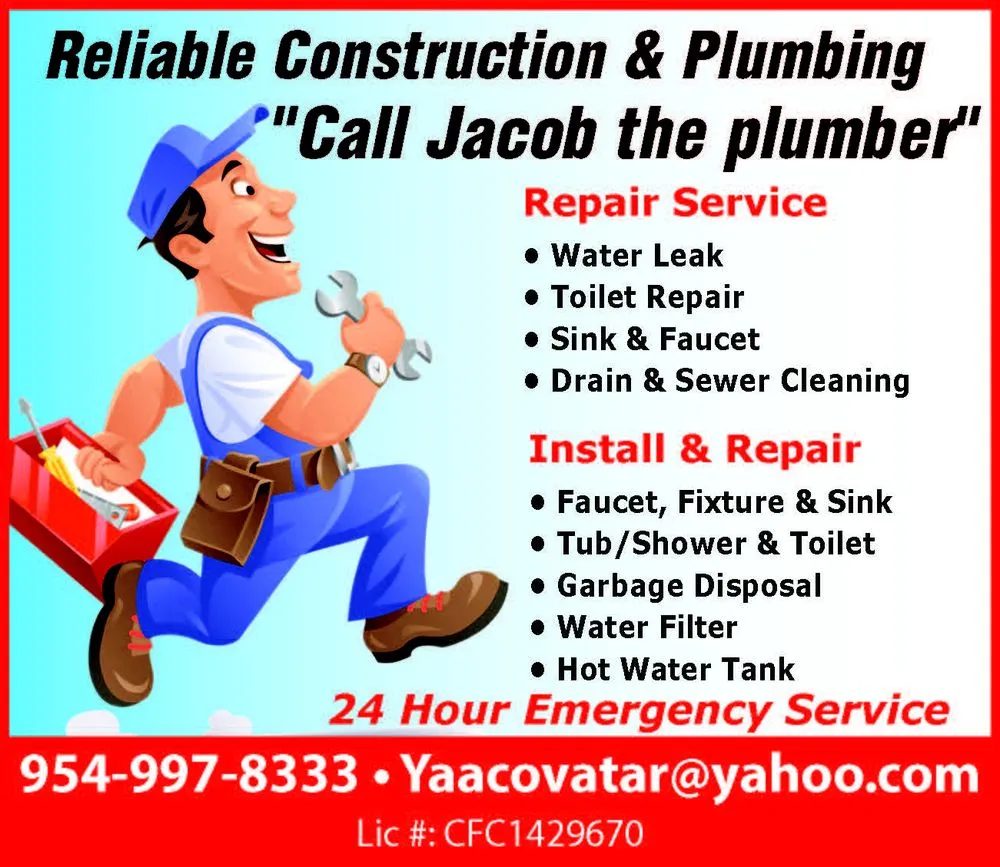 Slide of Reliable Construction and Plumbing