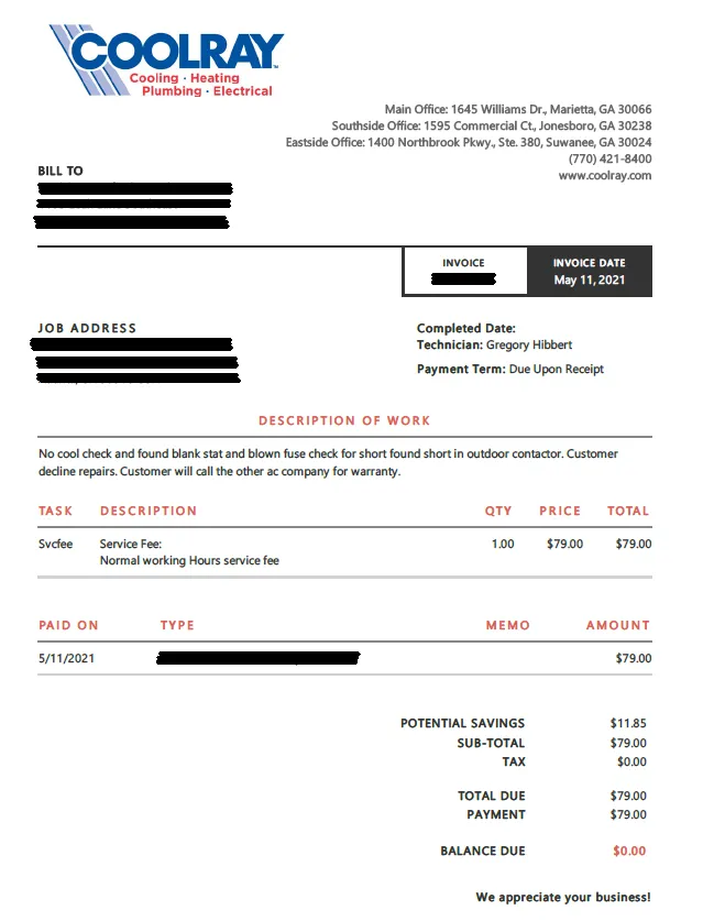 Affordable emergency plumbing for homes in Kennesaw, GA by Reliable Heating & Air, Plumbing and Electrical