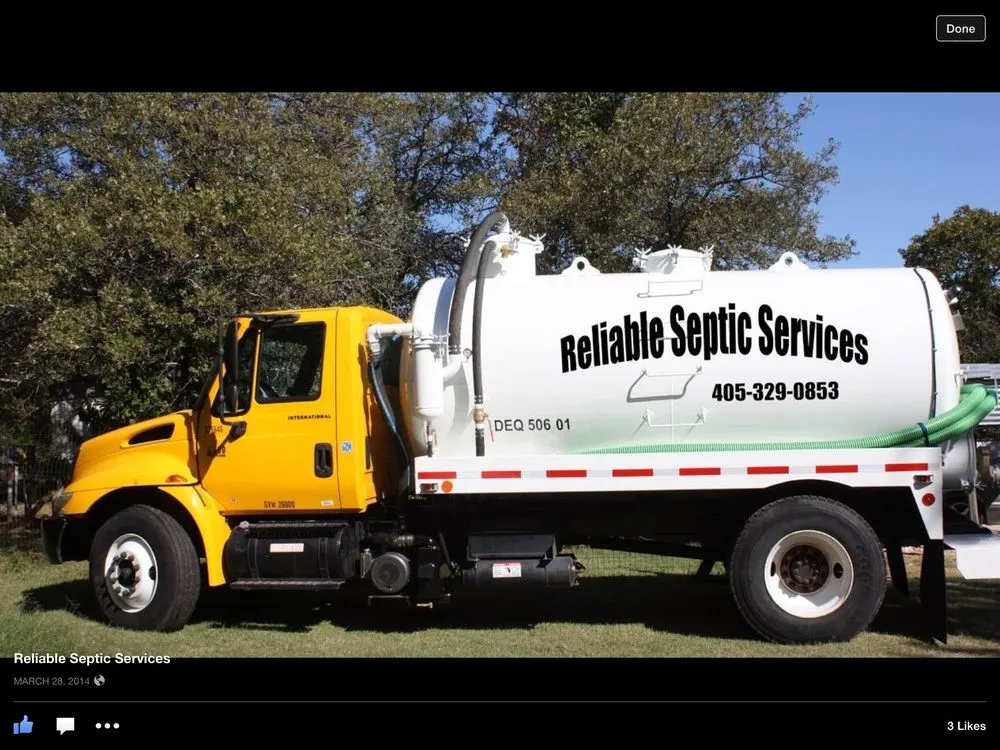Slide of Reliable Septic Services