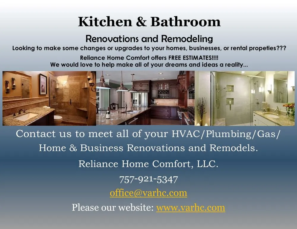 Slide of Reliance Home Comfort