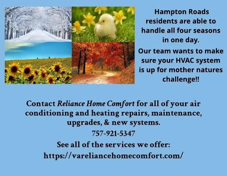 Quality emergency plumbing for homes in Hampton, VA by Reliance Home Comfort