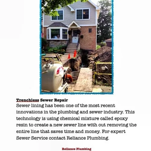 Slide of Reliance Plumbing Sewer & Drainage