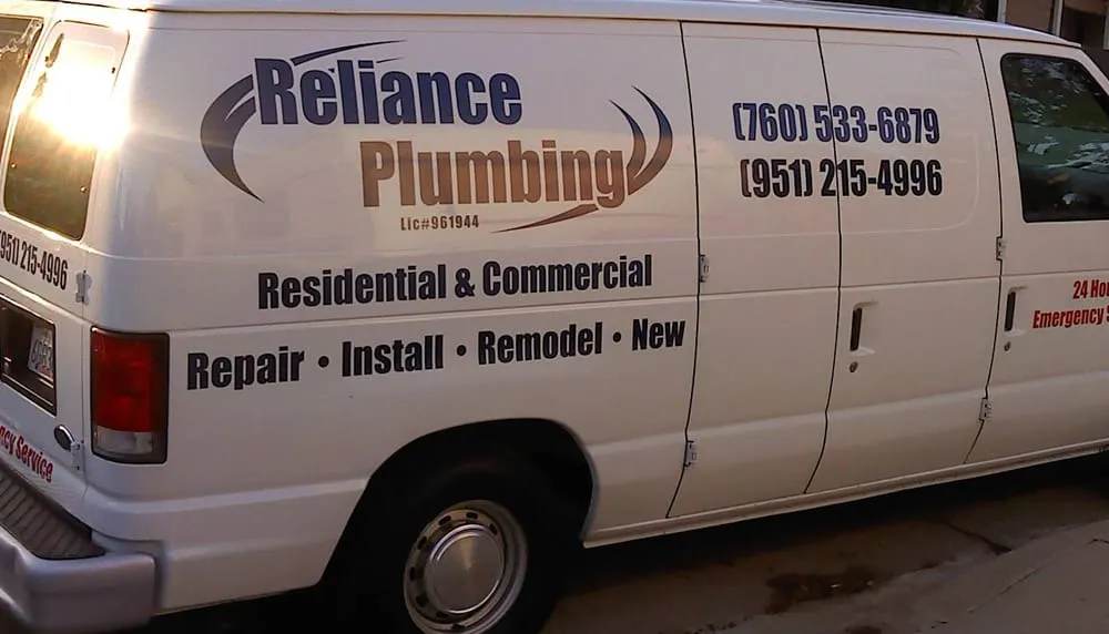 Slide of Reliance Plumbing