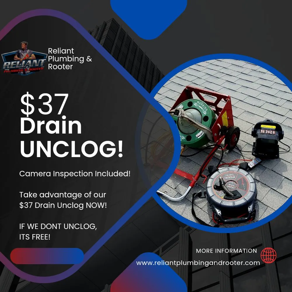 Slide of Reliant Plumbing & Rooter