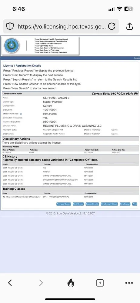 Top-rated plumbing repair for homes in Austin, TX by Reliant Plumbing