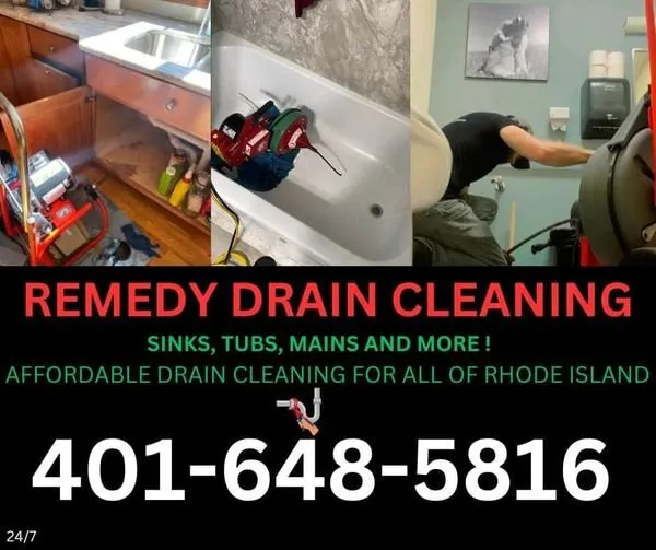 Slide of Remedy Drain Cleaning
