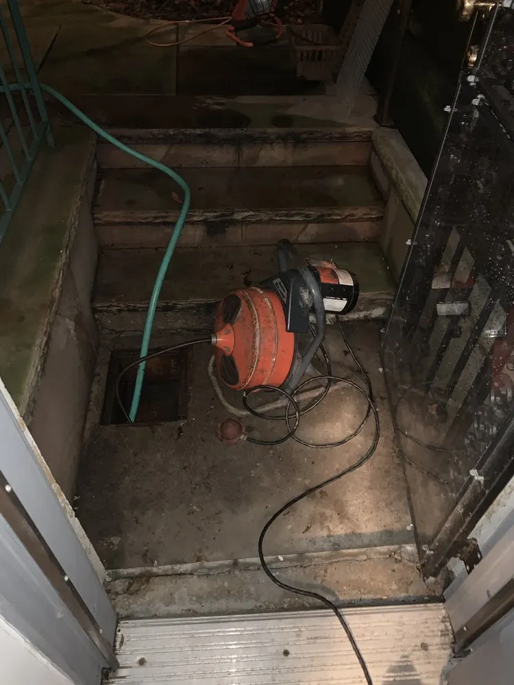 Slide of Remington sewer cleaning