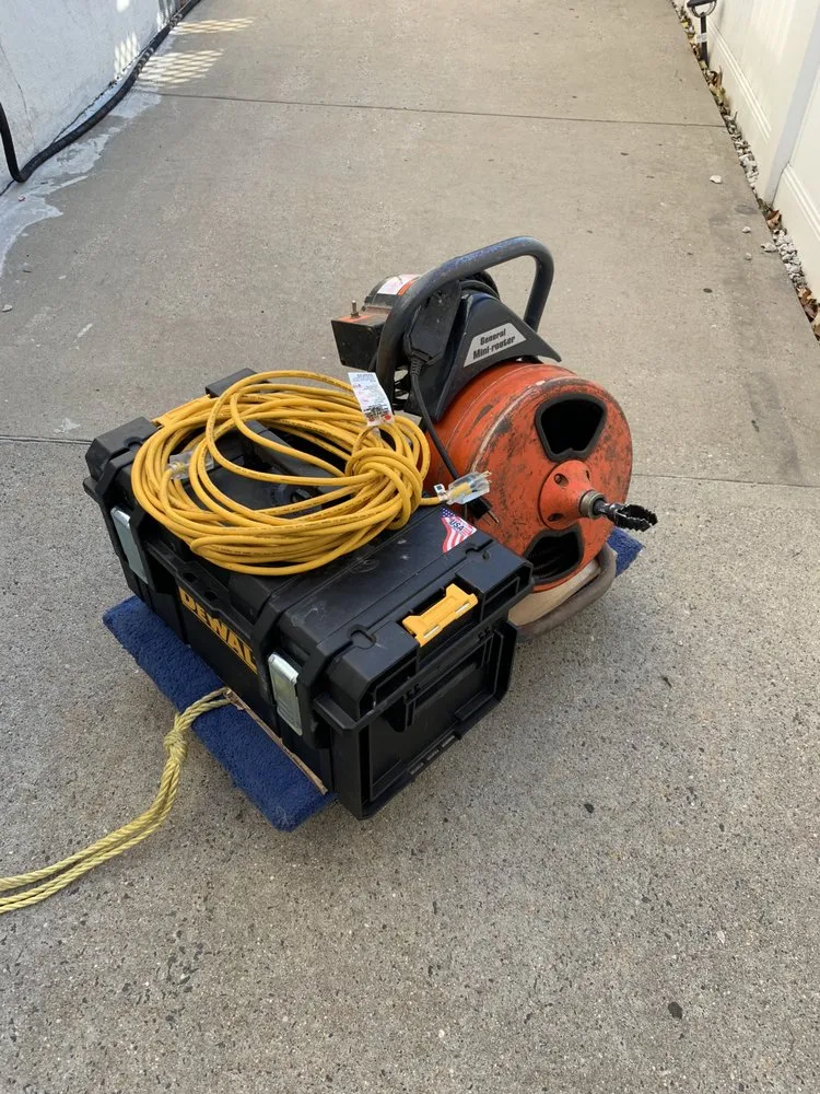 Slide of Remington sewer cleaning