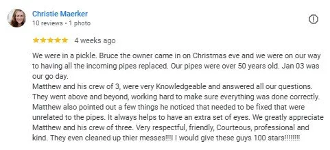 Slide of Repipe Experts