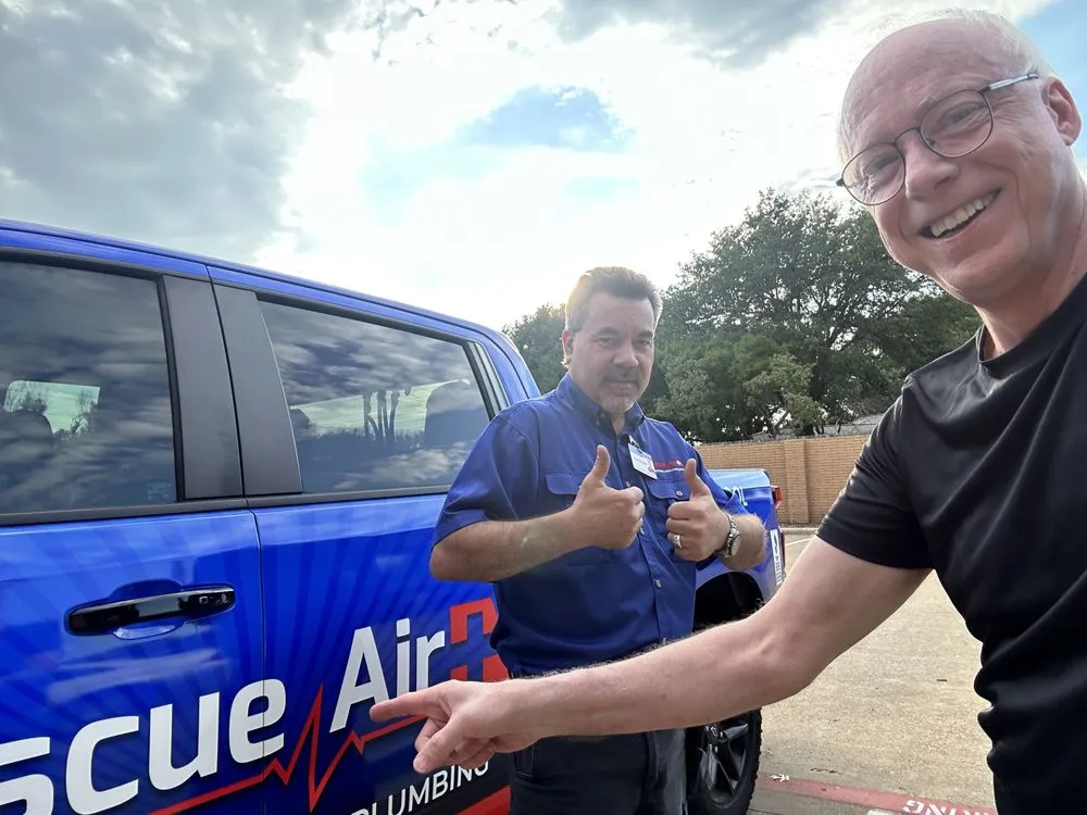 Affordable water heater service in Dallas, TX by Rescue Air and Plumbing