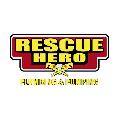 Rescue Hero Plumbing & Pumping Logo