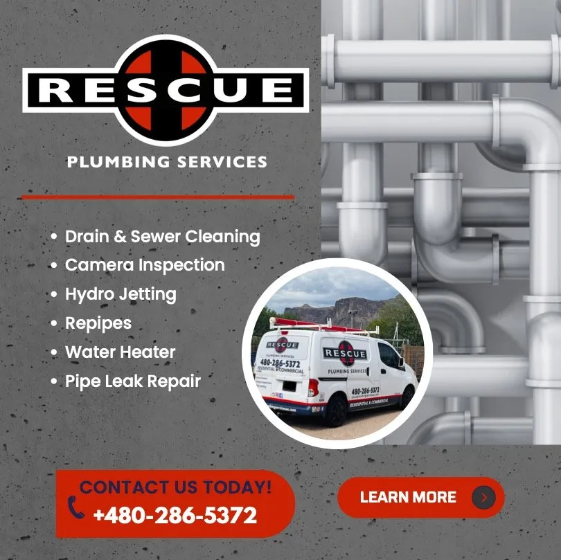Slide of Rescue Plumbing Services