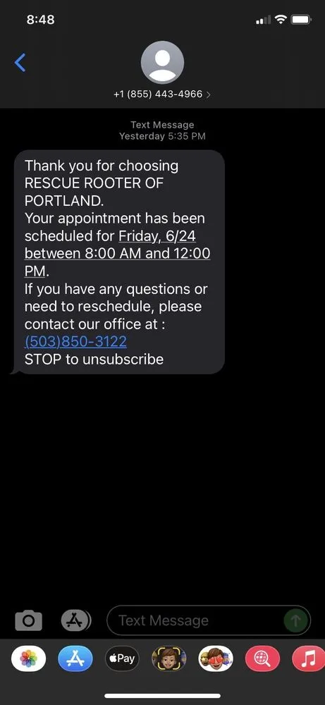 Slide of Rescue Rooter