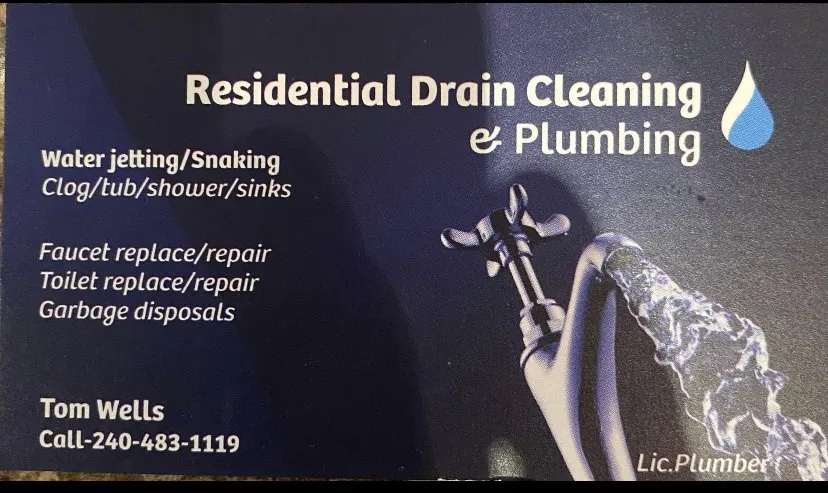Slide of Residential drain cleaning and Plumbing