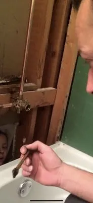 Residential drain cleaning and Plumbing Logo