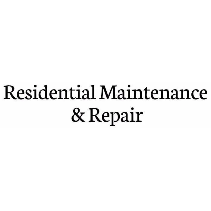 Slide of Residential Maintenance and Repair