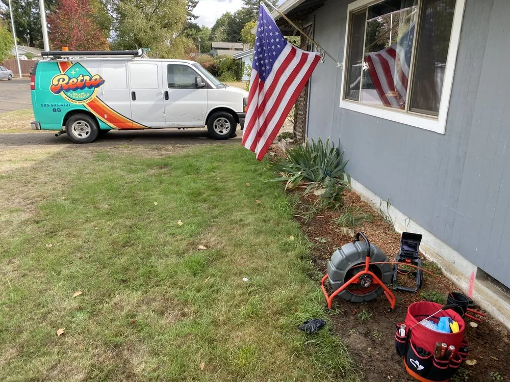 Expert drain cleaning for homes in Newberg, OR by Retro Drain Cleaning & Sewer Inspection