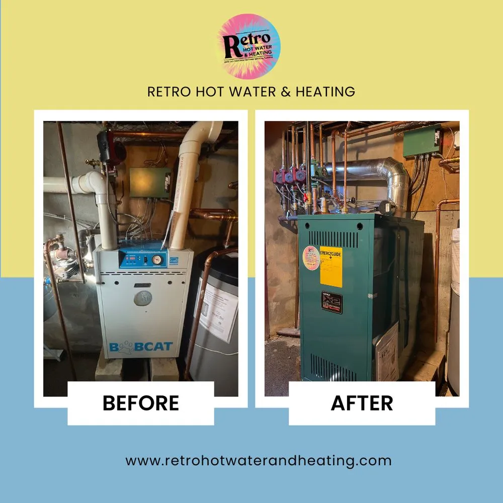 Slide of Retro Hot Water & Heating