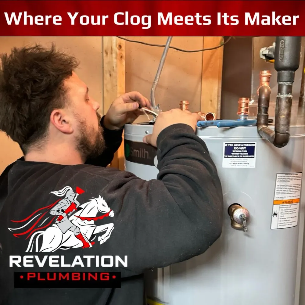 Emergency water heater service in Pittsburgh, PA by Revelation Plumbing