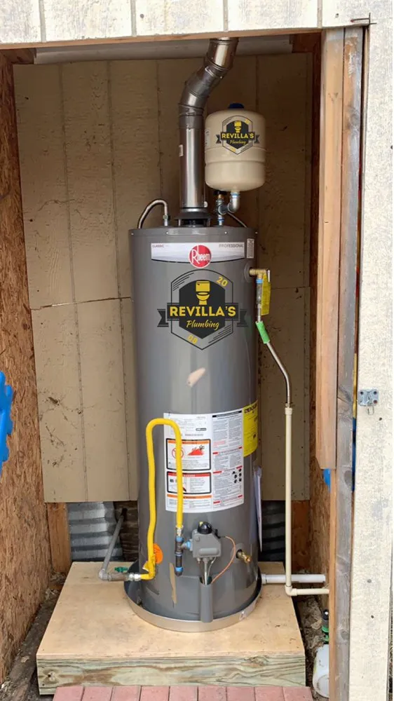 Slide of Revilla's Plumbing Company