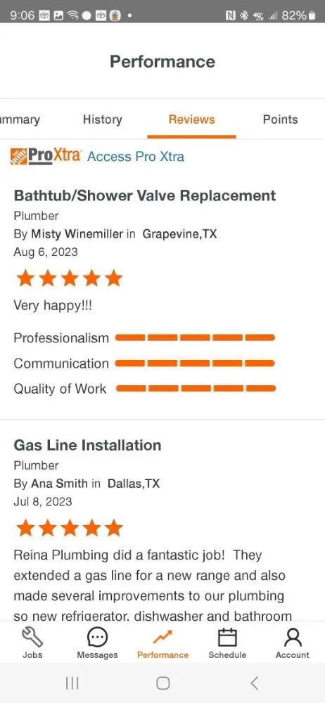 Slide of Reyna Plumbing