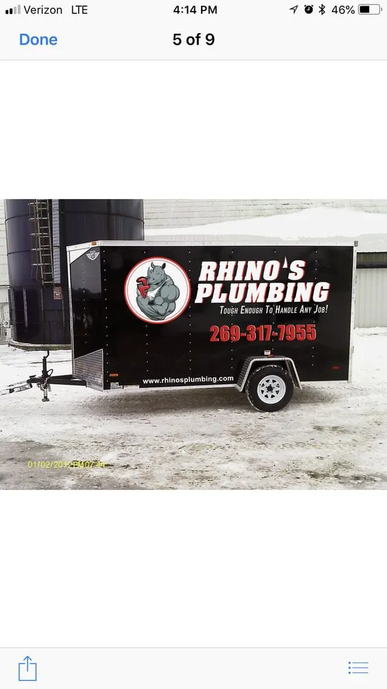 Slide of Rhino's Plumbing & HVAC