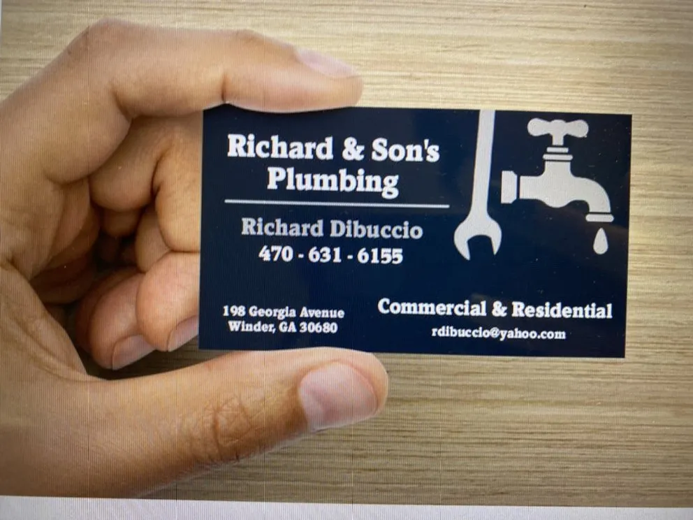 Slide of Richard & Son's Plumbing