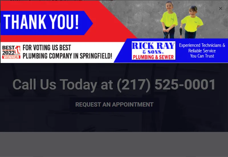 Slide of Rick Ray and Sons Plumbing