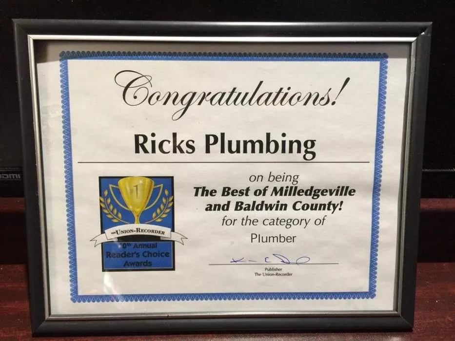 Slide of Ricks Plumbing Services