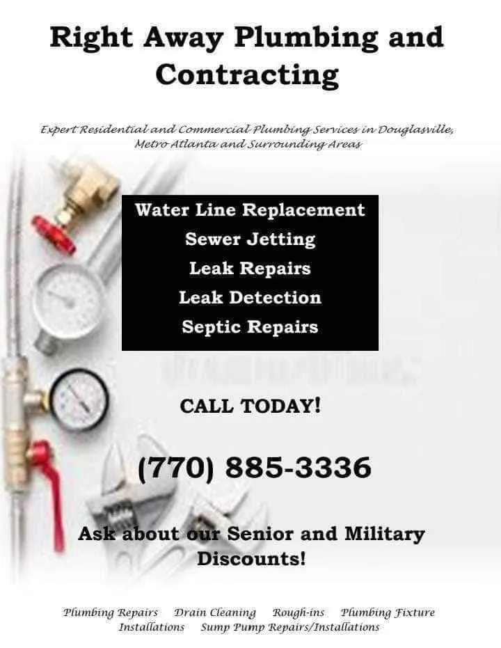 Slide of Right Away Plumbing