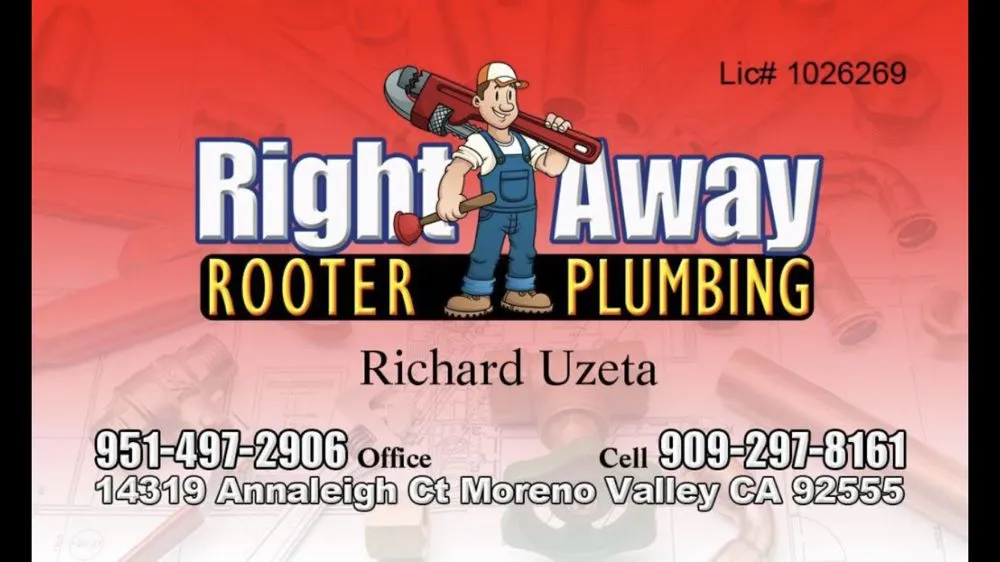 Slide of Right Away Rooter Plumbing
