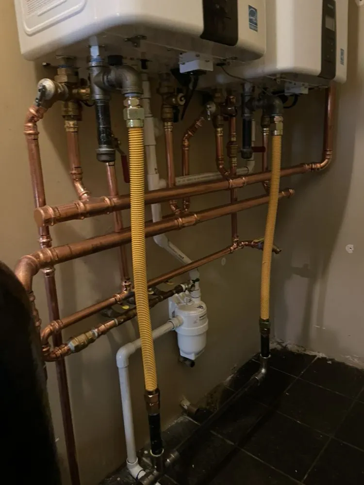 Slide of Right Connection Plumbing & Drain