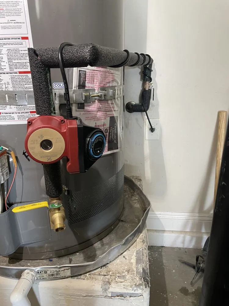 Slide of Right Connection Plumbing & Drain