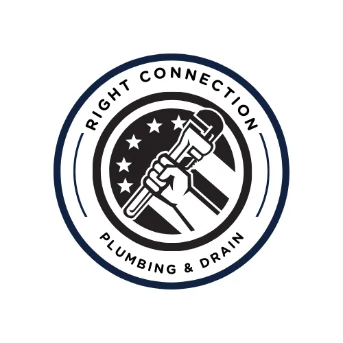 Slide of Right Connection Plumbing & Drain