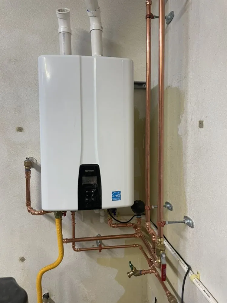 Slide of Right Connection Plumbing & Drain