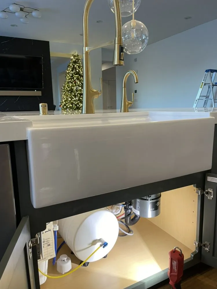 Slide of Right Connection Plumbing & Drain