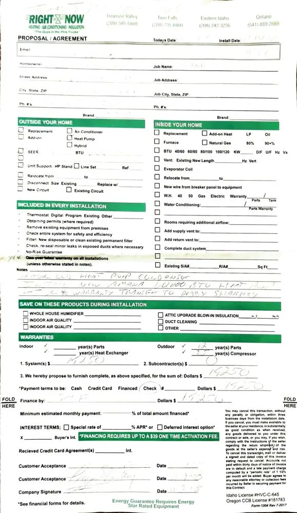 Slide of Right Now Heating, Air Conditioning & Plumbing