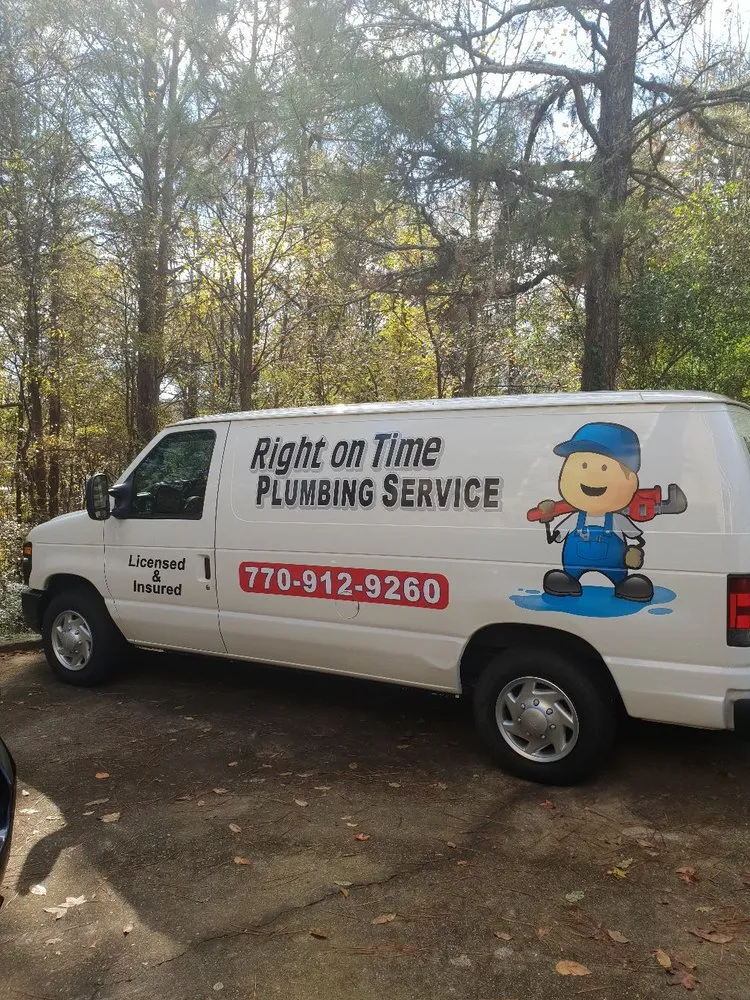 Slide of Right on Time Plumbing Service