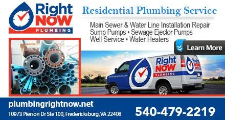 Slide of RightNOW Plumbing