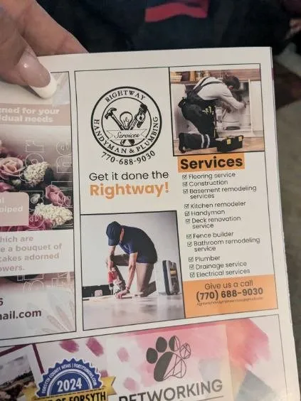 Slide of Rightway Handyman & Plumbing Services