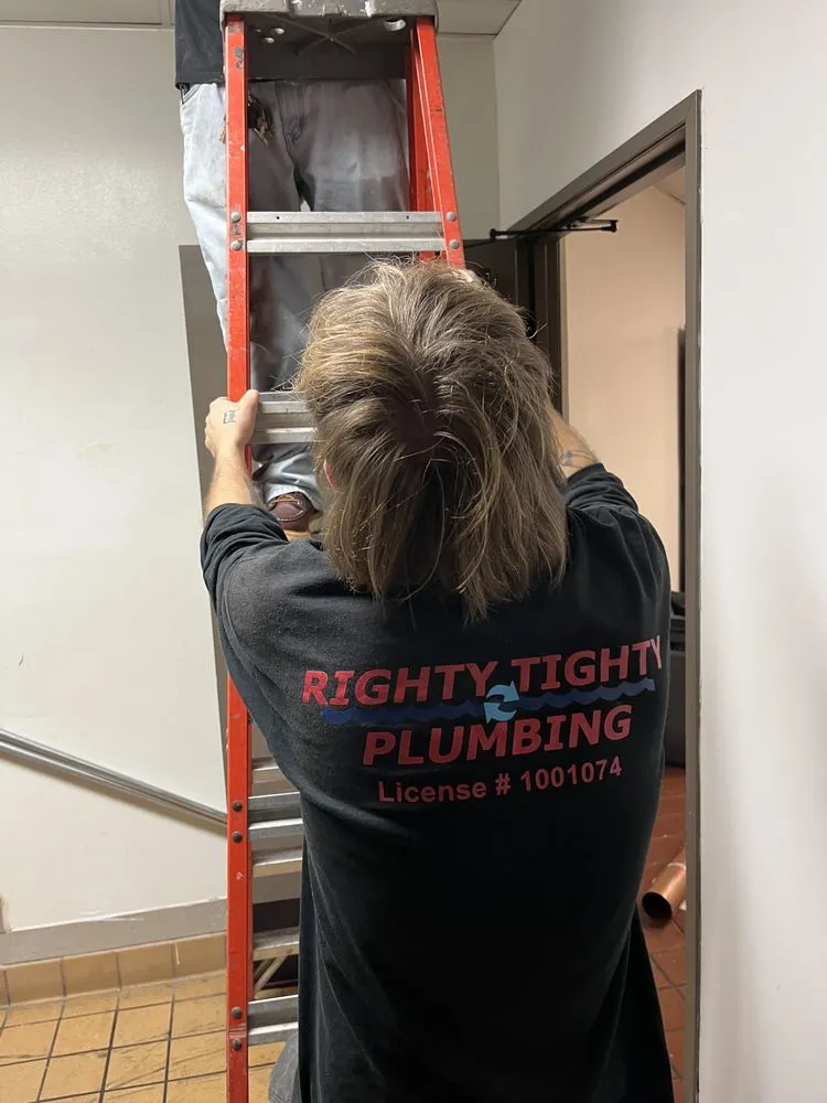 Slide of Righty Tighty Plumbing