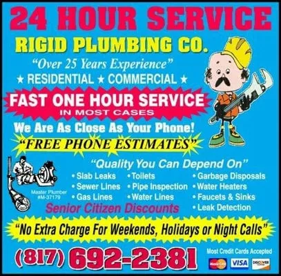 Rigid Plumbing Co