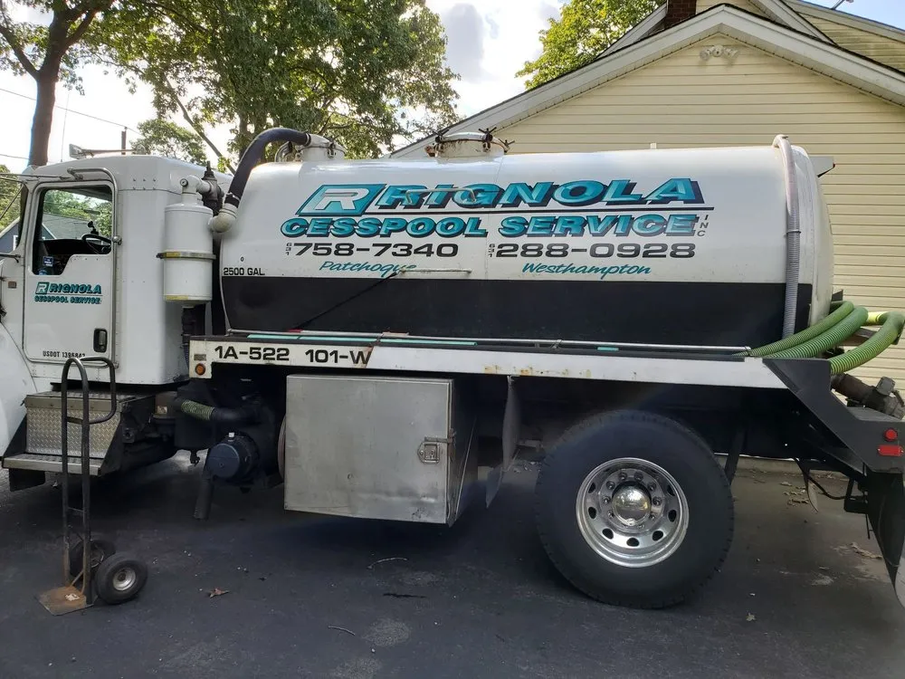 Slide of Rignola Cesspool Service