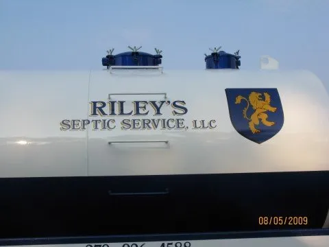Slide of Riley's Septic Service