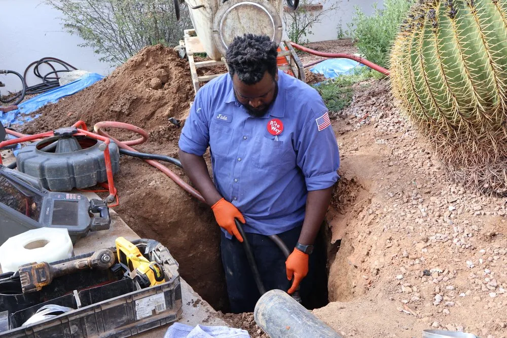 Top-rated drain cleaning for homes in Gilbert, AZ by Rite Way Heating, Cooling & Plumbing Of Phoenix