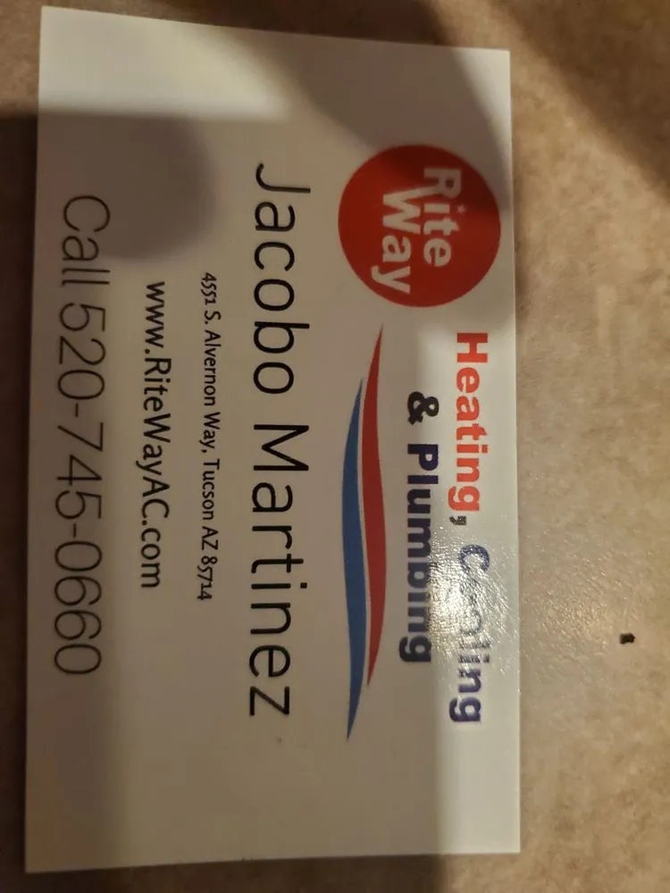 Slide of Rite Way Heating Cooling & Plumbing