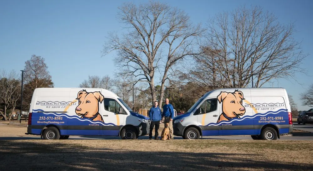 Slide of River Dog Plumbing