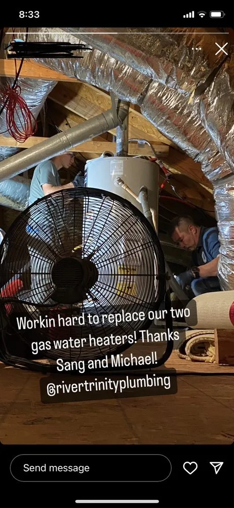 Slide of River Trinity Plumbing