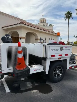 Roadrunner Plumber Logo