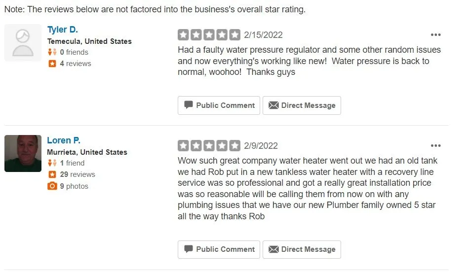 Slide of Rob Thompson Plumber